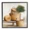 Stupell Industries Traditional Whicker Baskets Stacked Still Life Painting Framed Wall Art